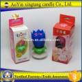 Round Base Rotating candle birthday party decorations